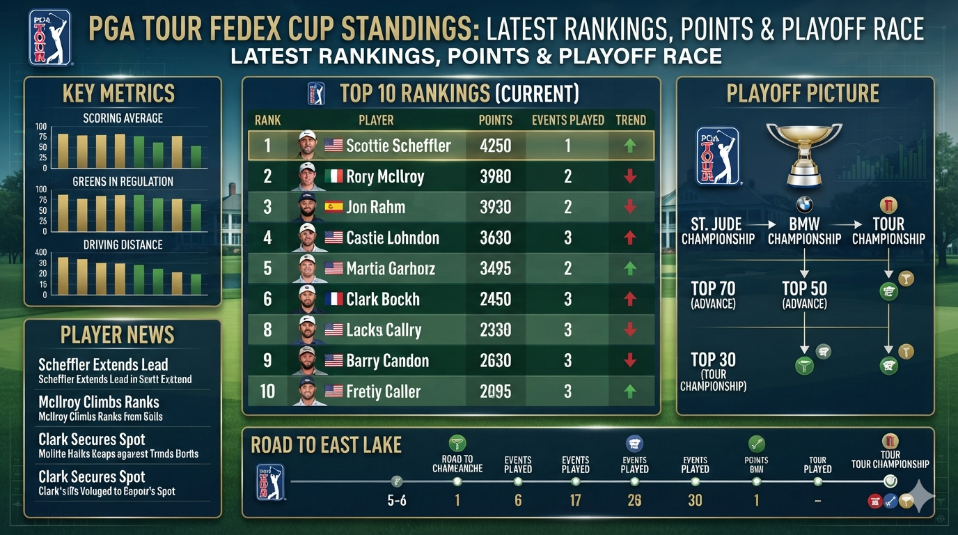 fedex cup standings